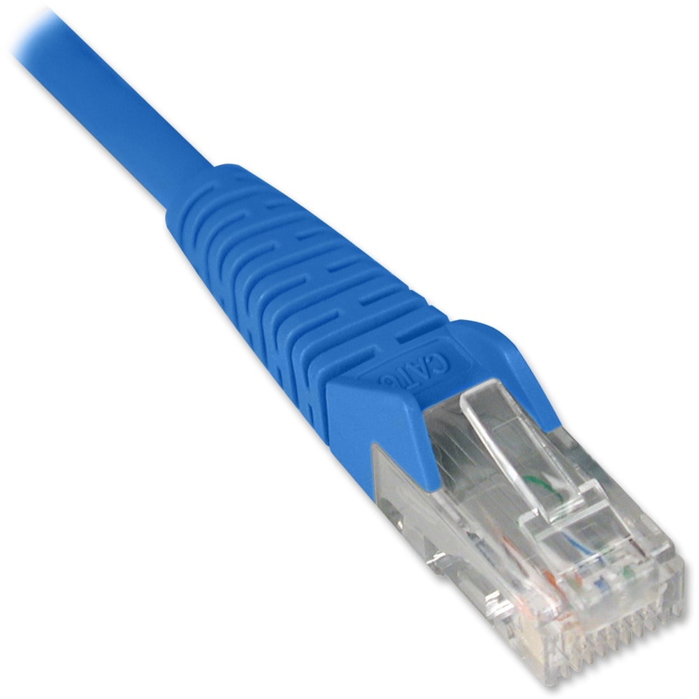 Tripp Lite CAT-6 Gigabit Snagless Molded Solid UTP Ethernet Cable, 14', Blue, N201-014-BL MPN:N201-014-BL