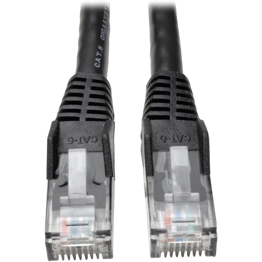 Tripp Lite Cat6 Gigabit Snagless Molded Patch Cable, 25ft, Black MPN:N201-025-BK