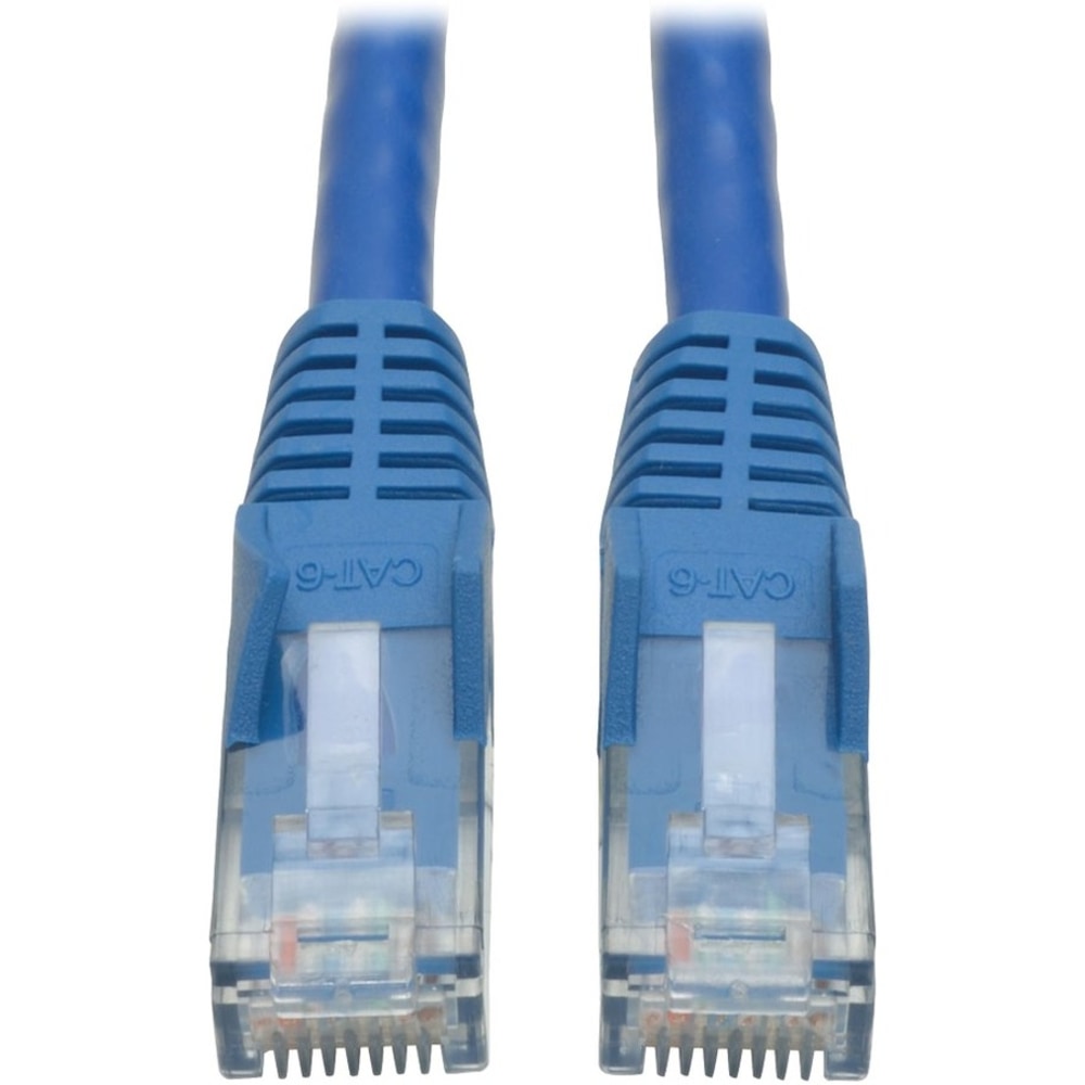 Eaton Tripp Lite Series Cat6 Gigabit Snagless Molded (UTP) Ethernet Cable (RJ45 M/M), PoE, Blue, 25 ft. (7.62 m) - N201025BL MPN:N201-025-BL