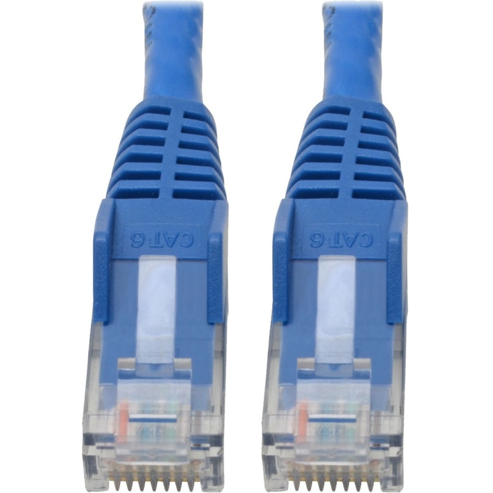 Tripp Lite Cat6 GbE Gigabit Ethernet Snagless Molded Patch Cable UTP Blue RJ45 M/M 6in 6in - 128 MB/s - N20106NBL MPN:N201-06N-BL