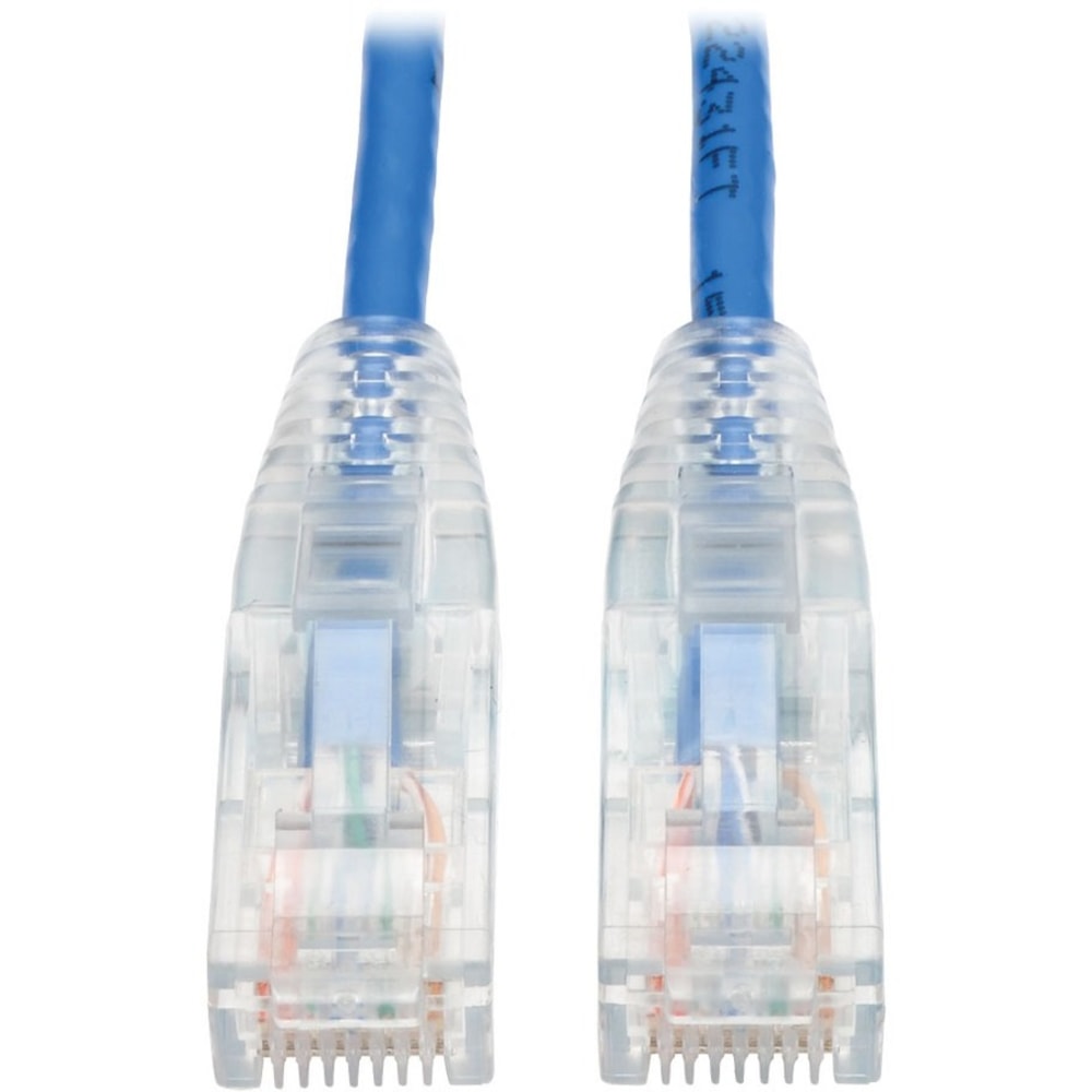 Tripp Lite 6ft Cat6 Gigabit Snagless Molded Slim UTP Patch Cable RJ45 M/M Blue 6ft - First End: 1x R - N201S06BL MPN:N201-S06-BL