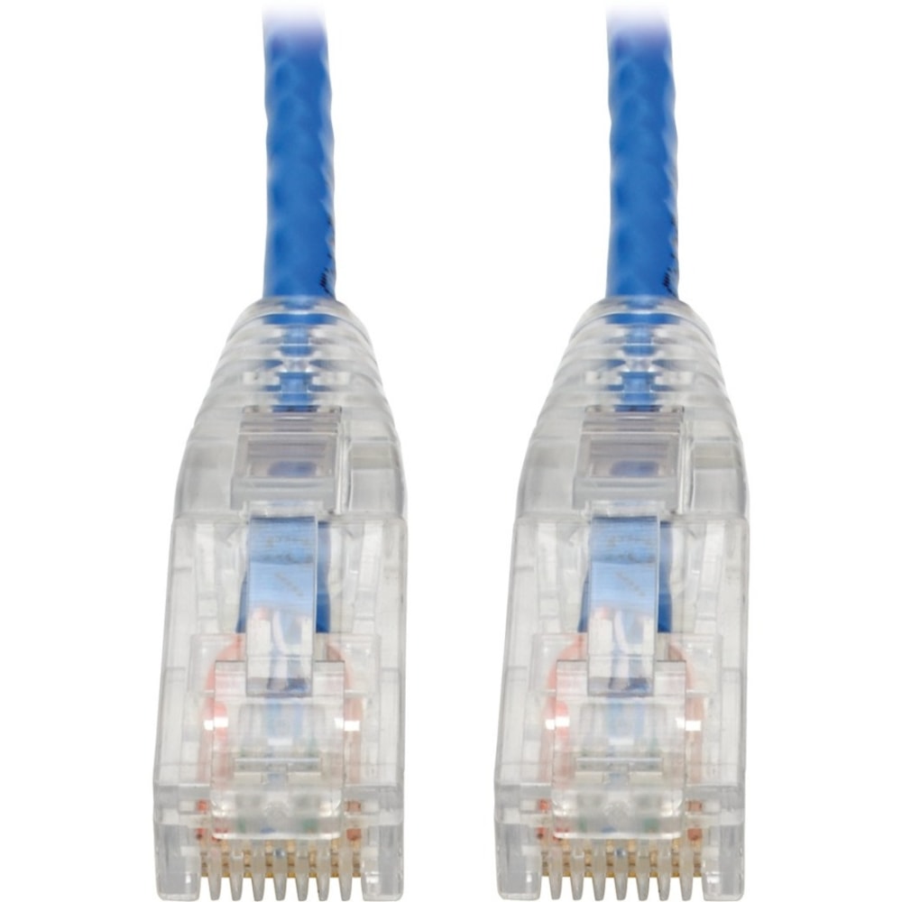 Tripp Lite Cat6 UTP Patch Cable (RJ45) - M/M, Gigabit, Snagless, Molded, Slim, Blue, 7 ft. - 7 ft Category 6 Network Cable - N201S07BL MPN:N201-S07-BL