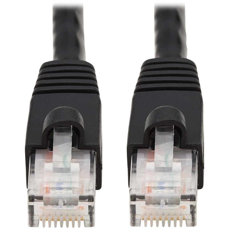 Eaton Tripp Lite Series Cat6a 10G Snagless UTP Ethernet Cable (RJ45 M/M), Black, 25 ft. (7.62 m) - Patch cable (DTE) - N261025BK MPN:N261-025-BK