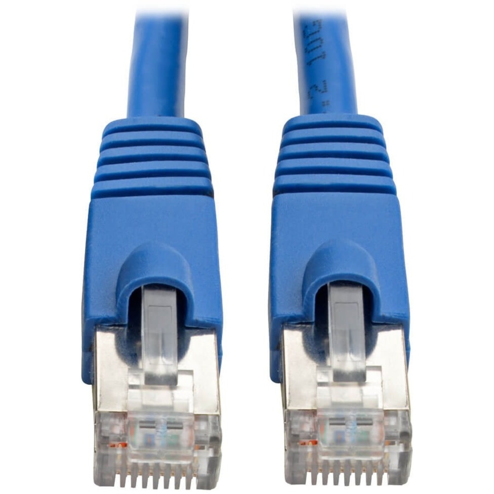 Tripp Lite 1ft Augmented Cat6 Cat6a Shielded 10G Patch Cable RJ45 Blue 1ft, N262001BL MPN:N262-001-BL