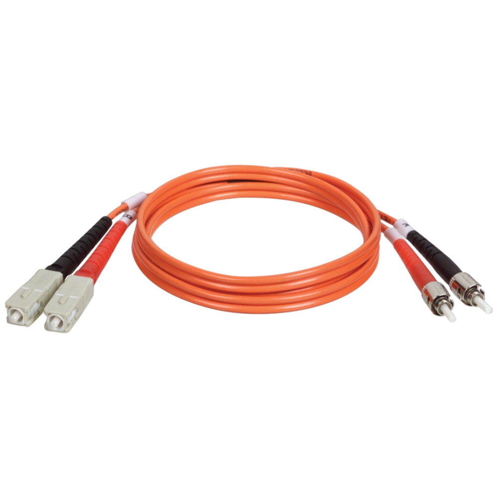 Eaton Tripp Lite Series Duplex Multimode 62.5/125 Fiber Patch Cable (SC/ST), 2.4M (8 ft.) - Patch cable - N304008 MPN:N304-008