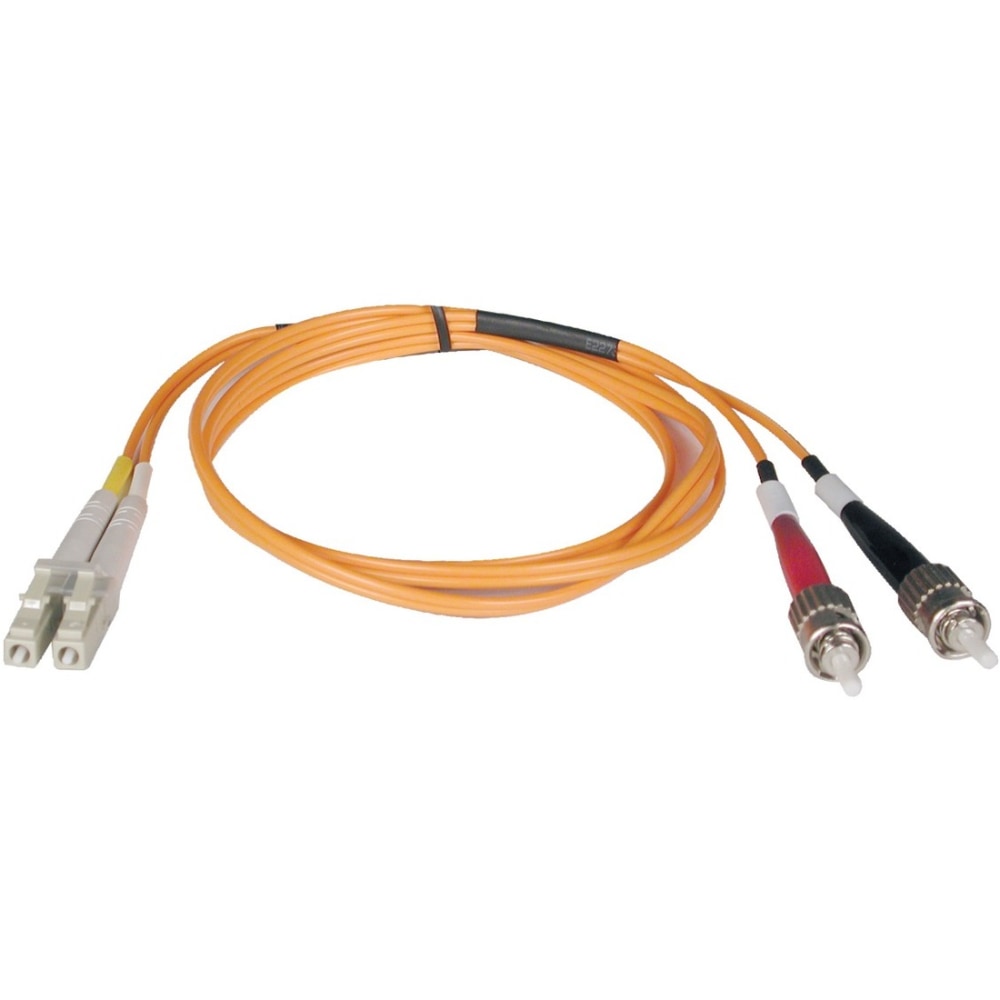 Eaton Tripp Lite Series Duplex Multimode 62.5/125 Fiber Patch Cable (LC/ST), 1M (3 ft.) - Patch cable - N31801M MPN:N318-01M