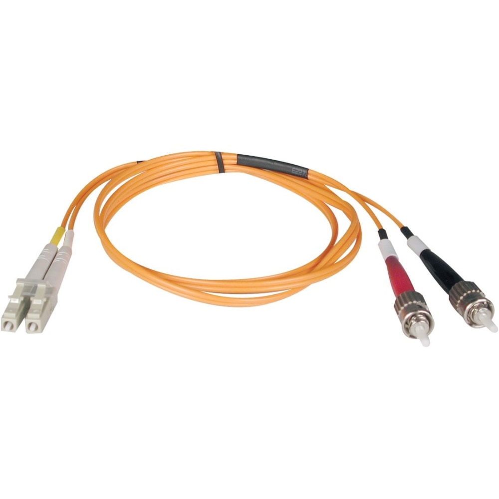 Tripp Lite 50M Duplex Multimode 62.5/125 Fiber Optic Patch Cable LC/ST 164ft 164ft 50 Meter, N31850M MPN:N318-50M