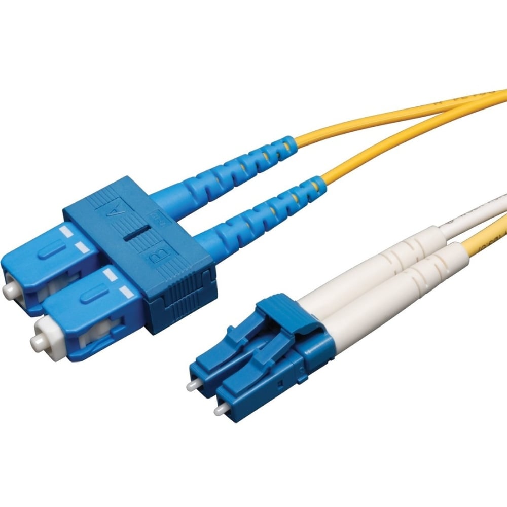 Eaton Tripp Lite Series Duplex Singlemode 9/125 Fiber Patch Cable (LC/SC), 3M (10 ft.) - Patch cable - N36603M MPN:N366-03M