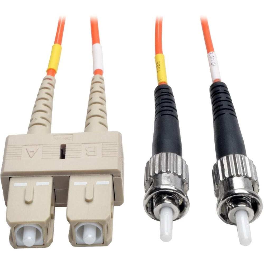 Tripp Lite 2M Duplex Multimode 50/125 Fiber Optic Patch Cable SC/ST 6ft 6ft 2 Meter, N50402M MPN:N504-02M
