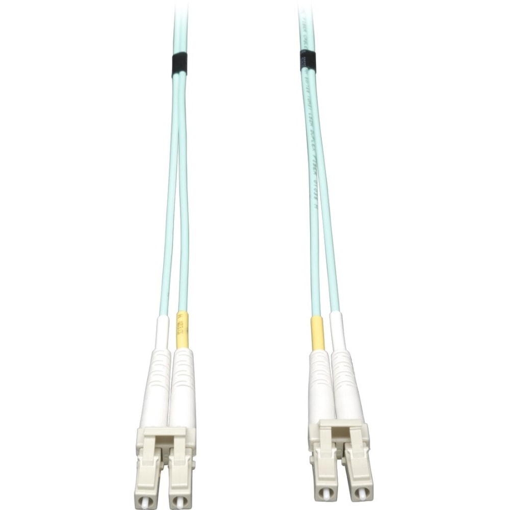 Eaton Tripp Lite Series 10Gb Duplex Multimode 50/125 OM3 LSZH Fiber Patch Cable (LC/LC) - Aqua, 3M (10 ft.) - N82003M MPN:N820-03M