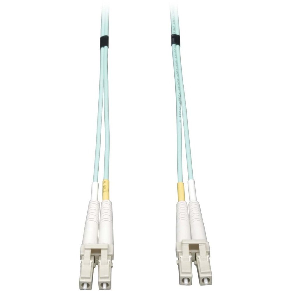 Eaton Tripp Lite Series 10Gb Duplex Multimode 50/125 OM3 LSZH Fiber Patch Cable, (LC/LC) - Aqua, 15M (50 ft.) - N82015M MPN:N820-15M