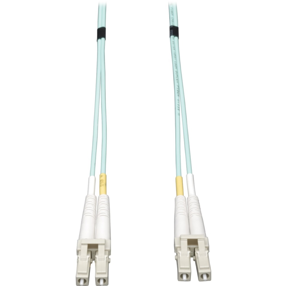 Tripp Lite 0.5M 10Gb Duplex Multimode 50/125 OM3 LSZH Fiber Cable LC/LC Aqua, N82020N MPN:N820-20N