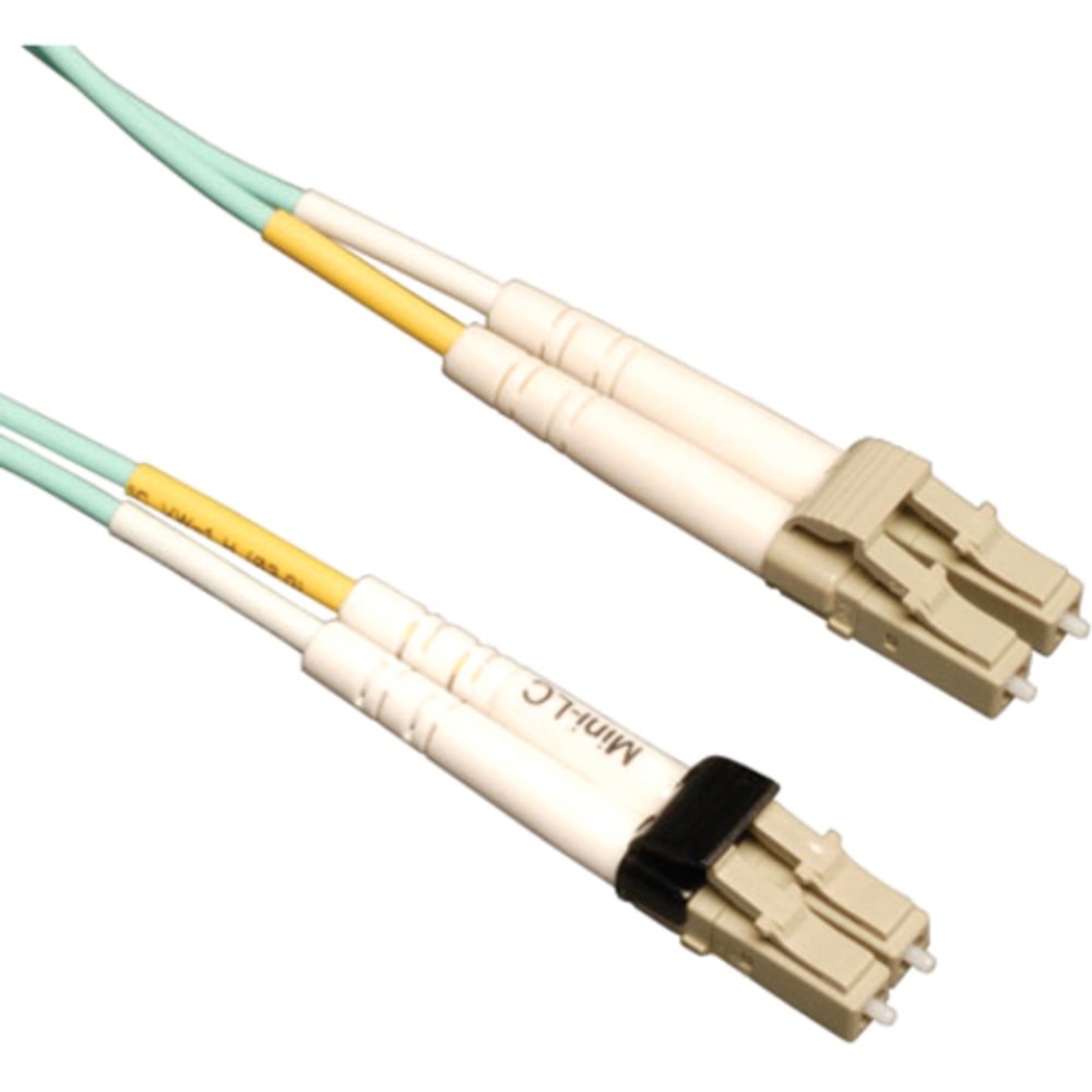 Tripp Lite 1M 10Gb Duplex Multimode 50/125 OM3 LSZH Fiber Optic Patch Cable LC/LC Aqua 3ft 3ft 1 Meter - N83601M MPN:N836-01M