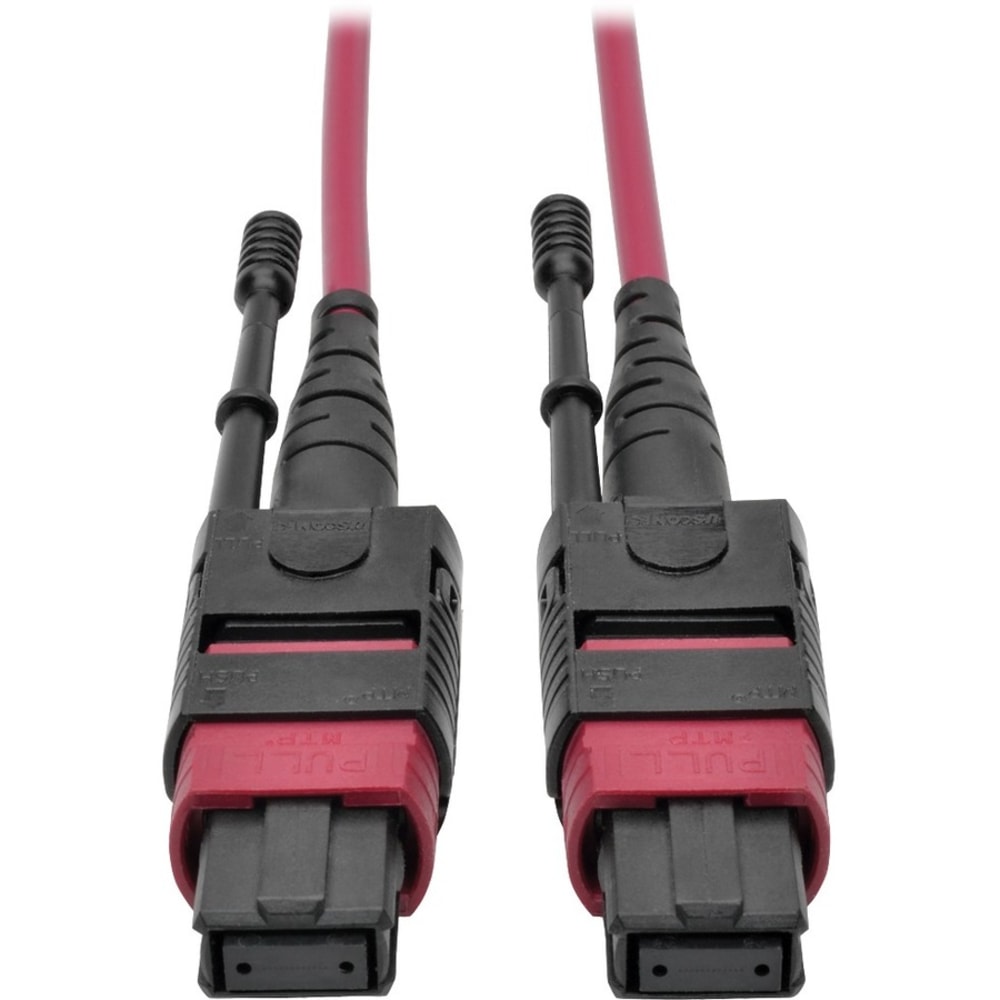 Eaton Tripp Lite Series 100G MTP/MPO Multimode OM4 Plenum-Rated Fiber Optic Cable (F/F), 12 Fiber, 40/100GBAS - N84503M12MG MPN:N845-03M-12-MG