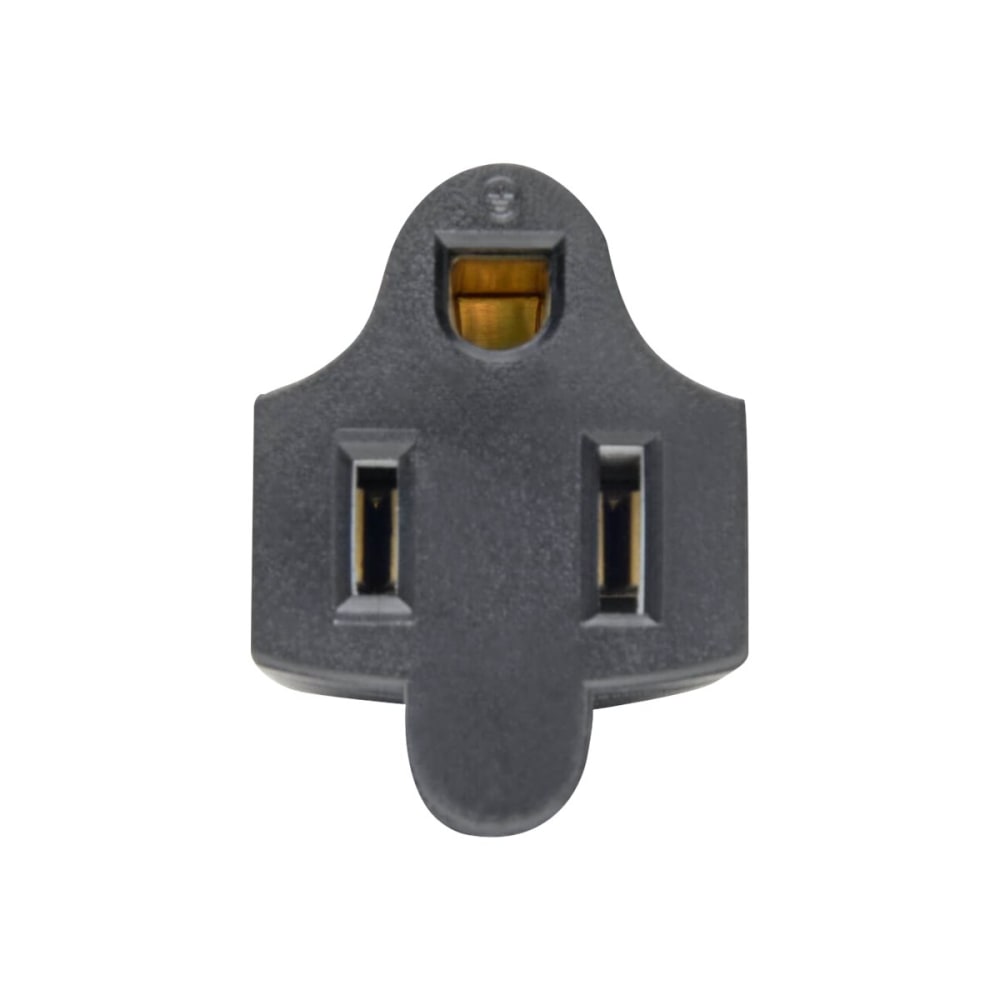 Eaton Tripp Lite Series NEMA 5-15R to C14 Power Cord Adapter - 15A, 125V, Black - 1x IEC 60320 C14 Plug - P002000 MPN:P002-000