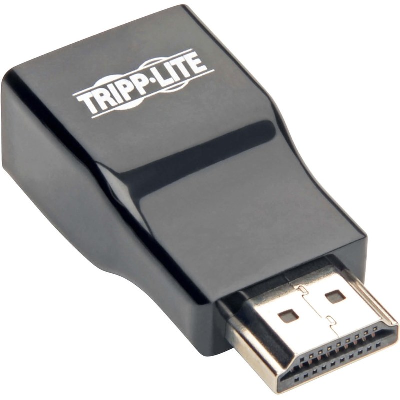 Tripp Lite HDMI to VGA Adapter Converter for Ultrabook/Laptop Chromebook - 1 Pack - 1x HDMI (Type A) Male Digital Audio/Video - P131000 MPN:P131-000