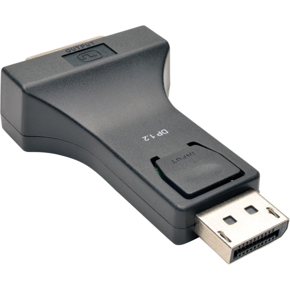 Eaton Tripp Lite Series DisplayPort to DVI Adapter Converter Compact DP to DVI M/F DPort 1.2 - Display adapter - P134000DVIV2 MPN:P134-000-DVI-V2
