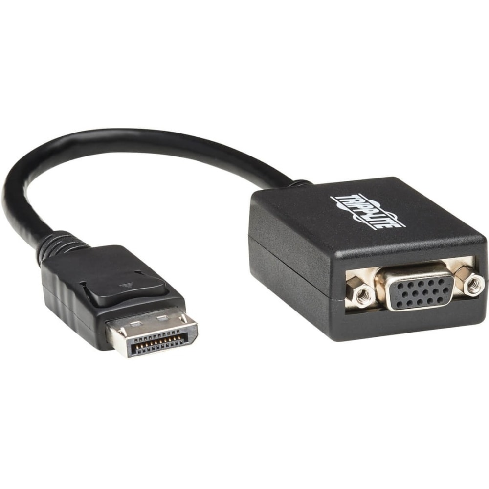 Eaton Tripp Lite Series 6in DisplayPort to VGA Adapter Active Converter DP to VGA M/F 6in - Display adapter - P13406NVGA MPN:P134-06N-VGA