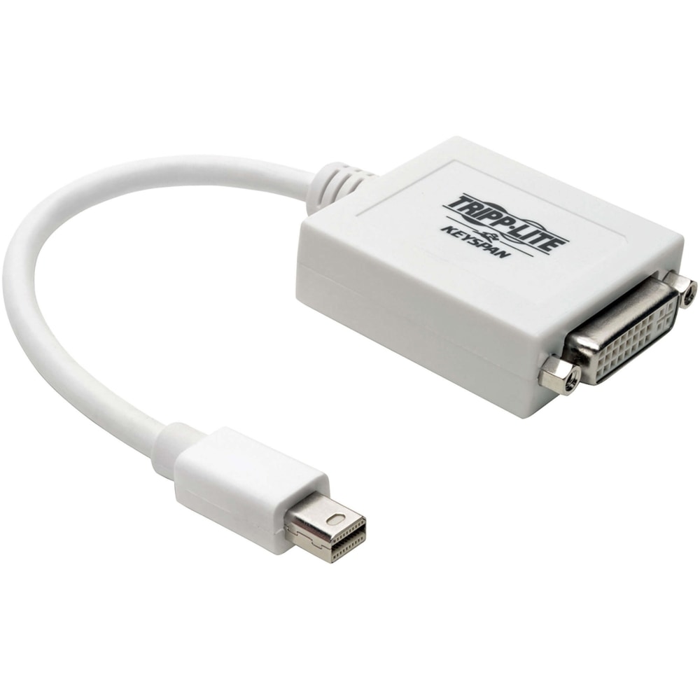 Eaton Tripp Lite Series Keyspan Mini DisplayPort to DVI Adapter, Video Converter for Mac/PC, White (M/F), 6-in. (15.24 cm), TAA, P13706NDVI MPN:P137-06N-DVI