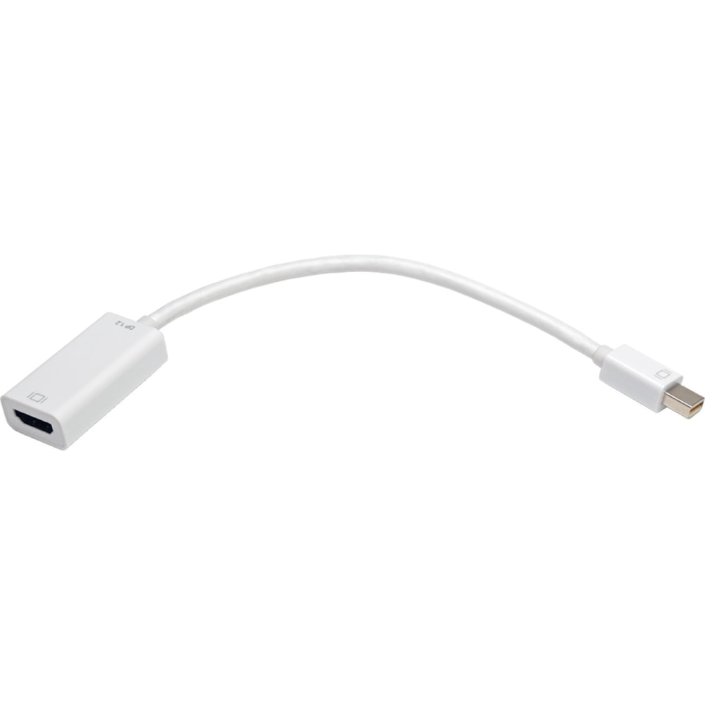 Eaton Tripp Lite Series 6in Mini DisplayPort to HDMI Active Adapter Converter mDP to HDMI 4K x 2K @ 24/30Hz M/F 6in - P13706NHDUHD MPN:P137-06N-HD-UHD