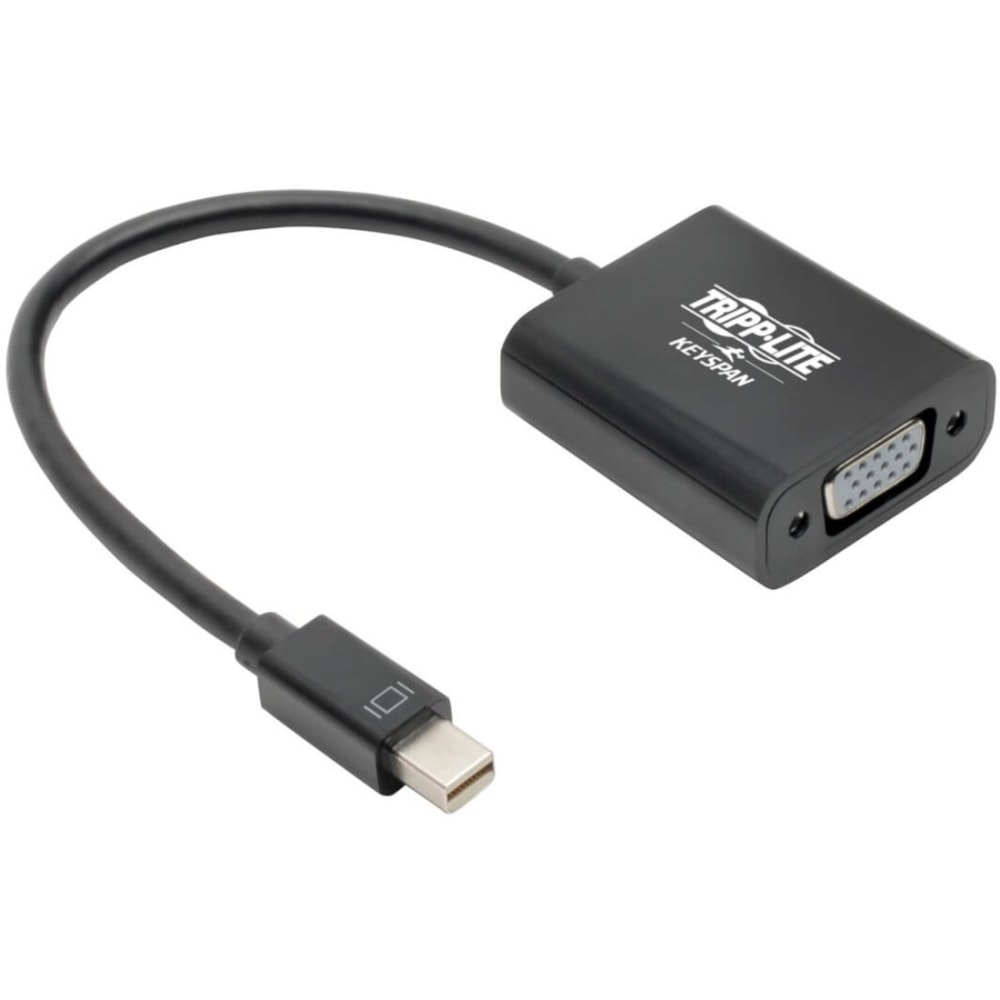 Eaton Tripp Lite Series Keyspan Mini DisplayPort to Active VGA Adapter, Video Converter, DP1.2, (M/F), Black, 6-in. (15.24 cm) MPN:P137-06N-VGAV2B