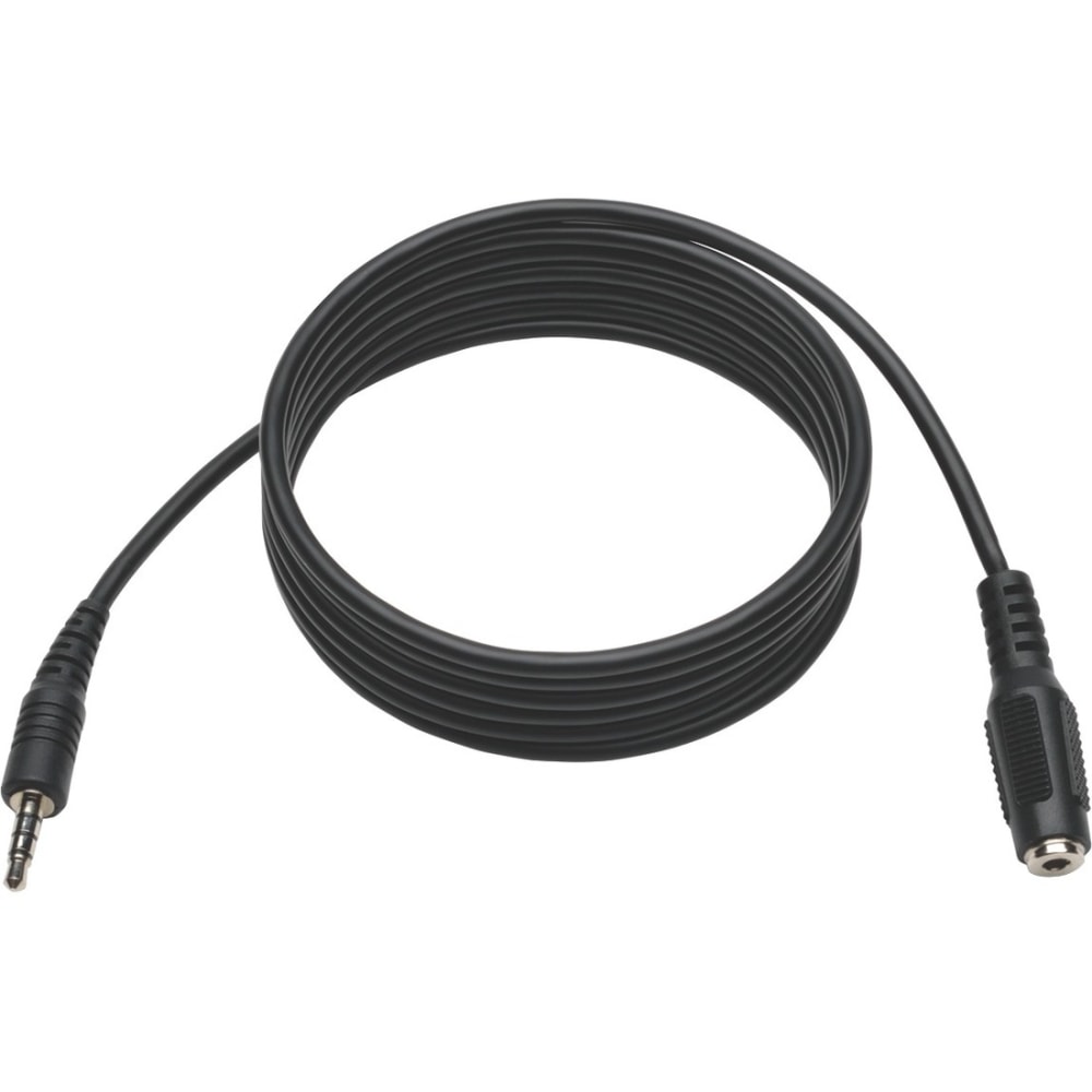 Eaton Tripp Lite Series 3.5 mm Mini Stereo Audio 4-Position TRRS Headset Extension Adapter Cable (M/F), 6 ft. (1.8 m) - P318006MF MPN:P318-006-MF