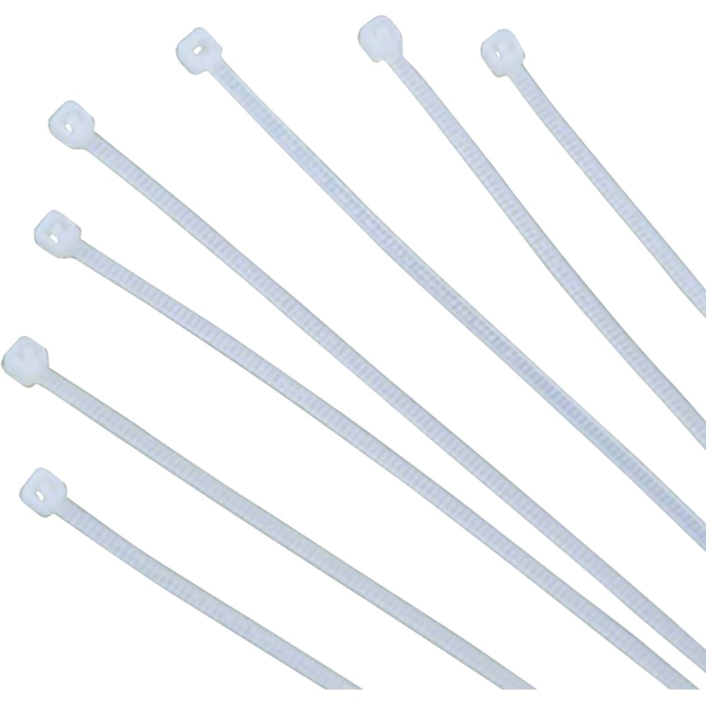 Eaton Tripp Lite Series 7.5in Nylon Cable Ties - 100-Pack - 40lb Strength MPN:P352-07N-100