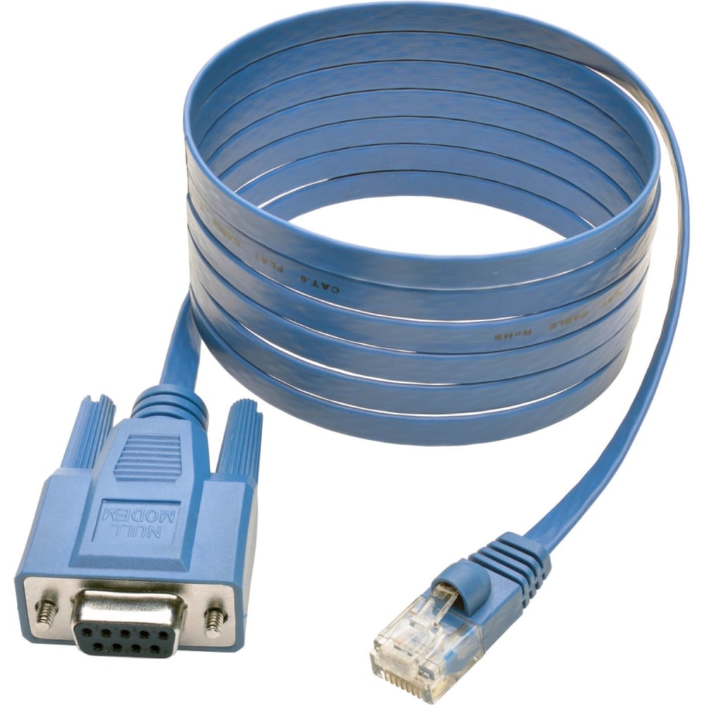Tripp Lite RJ45 to DB9F Cisco Serial Console Port Rollover Cable, 6ft, Blue MPN:P430-006
