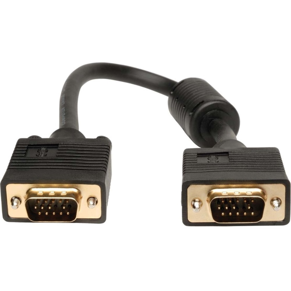 Eaton Tripp Lite Series VGA High-Resolution RGB Coaxial Cable (HD15 M/M), 1 ft. (0.31 m) - VGA cable - P502001 MPN:P502-001