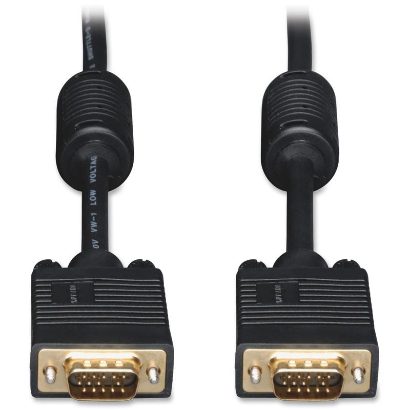 Eaton Tripp Lite Series VGA High-Resolution RGB Coaxial Cable (HD15 M/M), 6 ft. (1.83 m) - VGA cable - P502006 MPN:P502-006