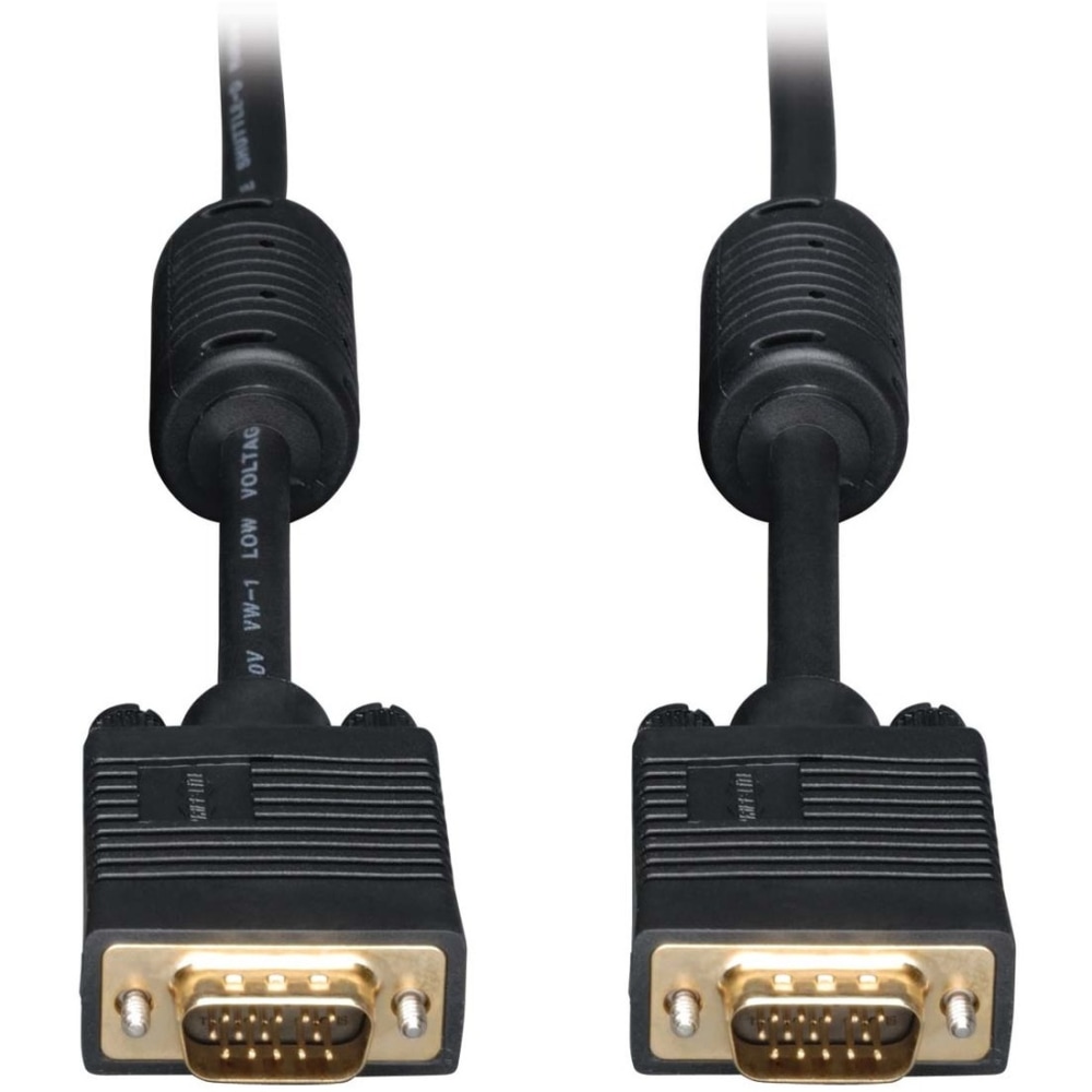 Eaton Tripp Lite Series VGA High-Resolution RGB Coaxial Cable (HD15 M/M), 10 ft. (3.05 m) - VGA cable - P502010 MPN:P502-010