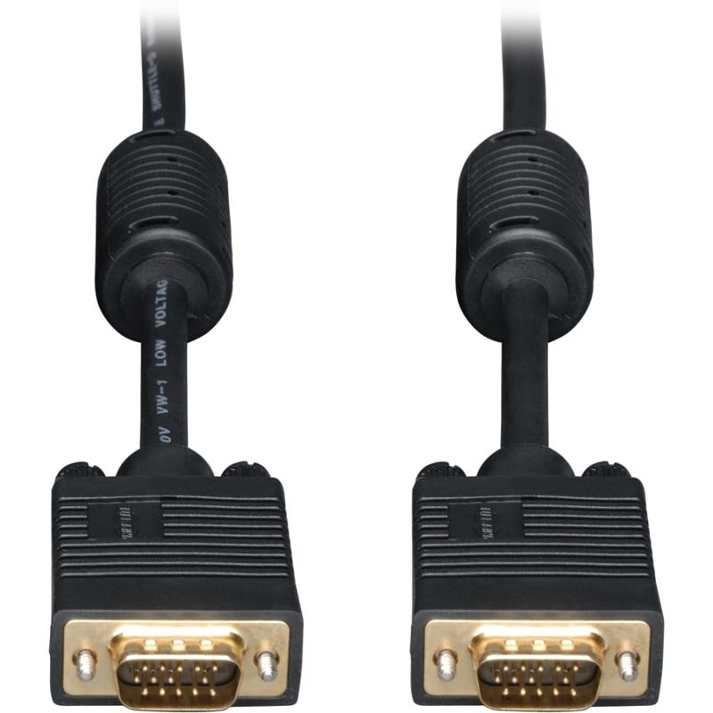 Eaton Tripp Lite Series VGA High-Resolution RGB Coaxial Cable (HD15 M/M), 20 ft. (6.09 m) - VGA cable - P502020 MPN:P502-020