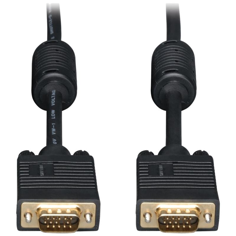 Tripp Lite VGA High-Resolution RGB Coaxial Cable (HD15 M/M) 35 ft. (10.67 m), P502035 MPN:P502-035