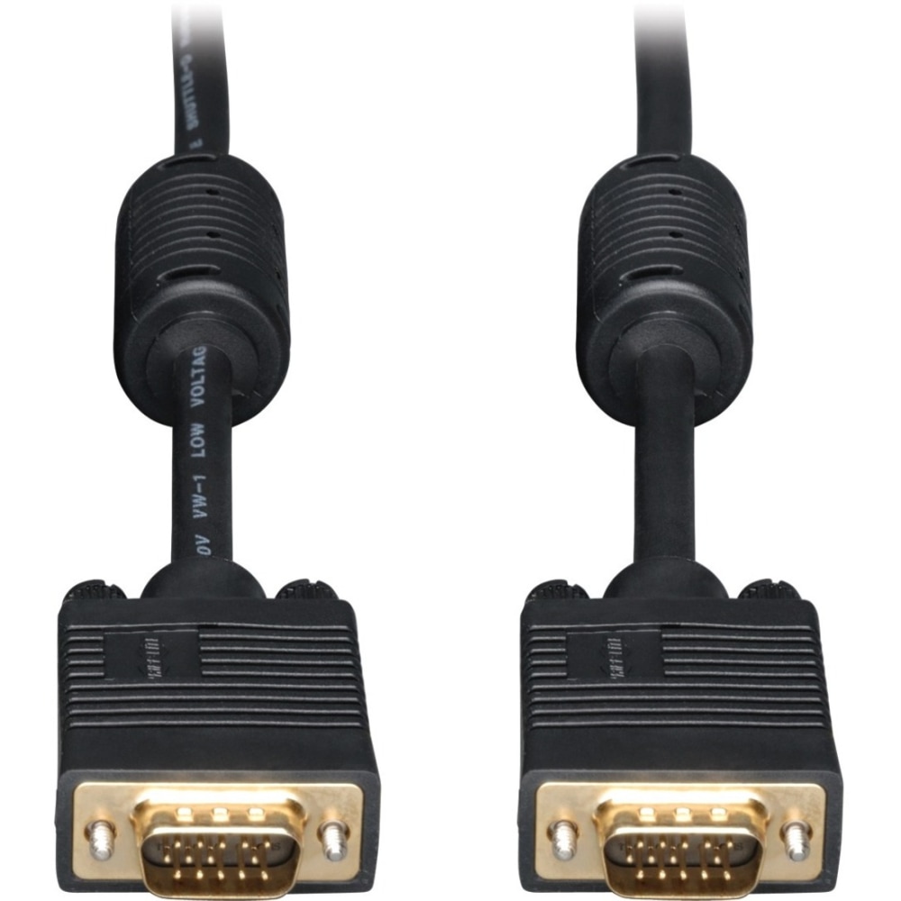 Eaton Tripp Lite Series VGA High-Resolution RGB Coaxial Cable (HD15 M/M), 50 ft. (15.24 m) - VGA cable - P502050 MPN:P502-050