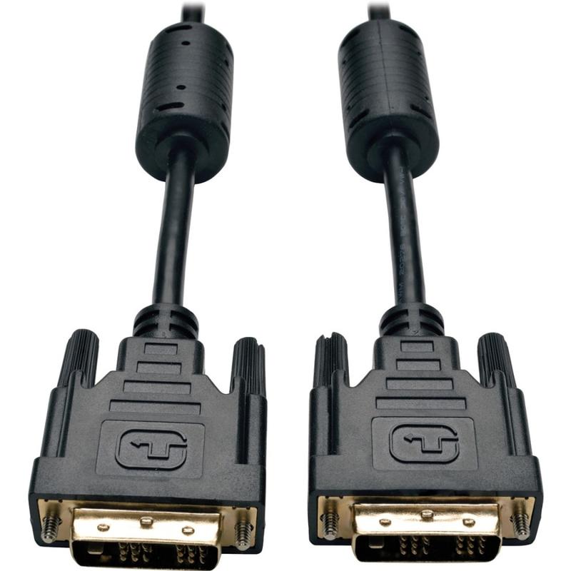 Eaton Tripp Lite Series DVI Single Link Cable, Digital TMDS Monitor Cable (DVI-D M/M), 6 ft. (1.83 m) - P561006 MPN:P561-006