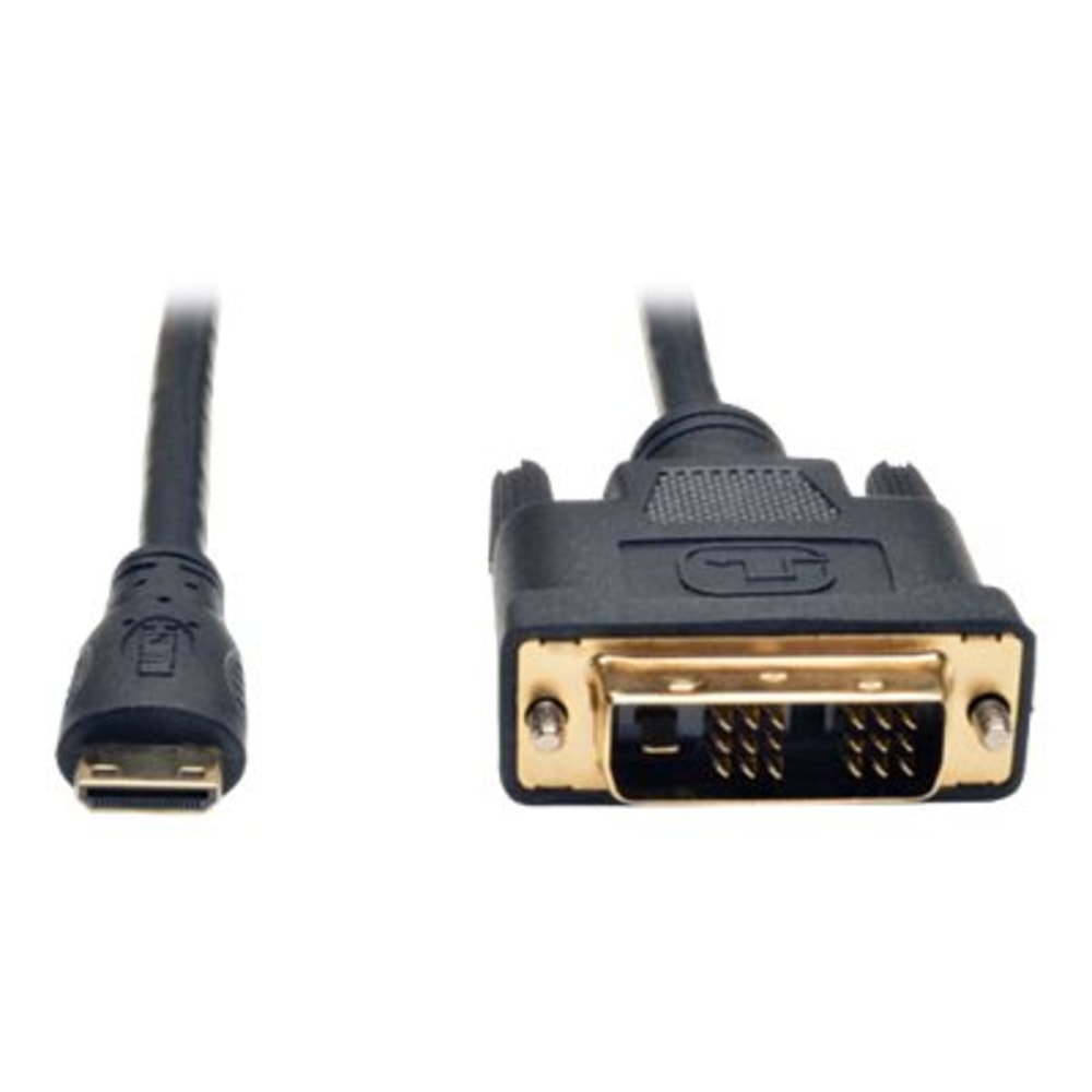 Tripp Lite Mini HDMI to DVI Digital Monitor Adapter Cable M/M 6ft 6ft - HDMI/DVI - P566006MINI MPN:P566-006-MINI