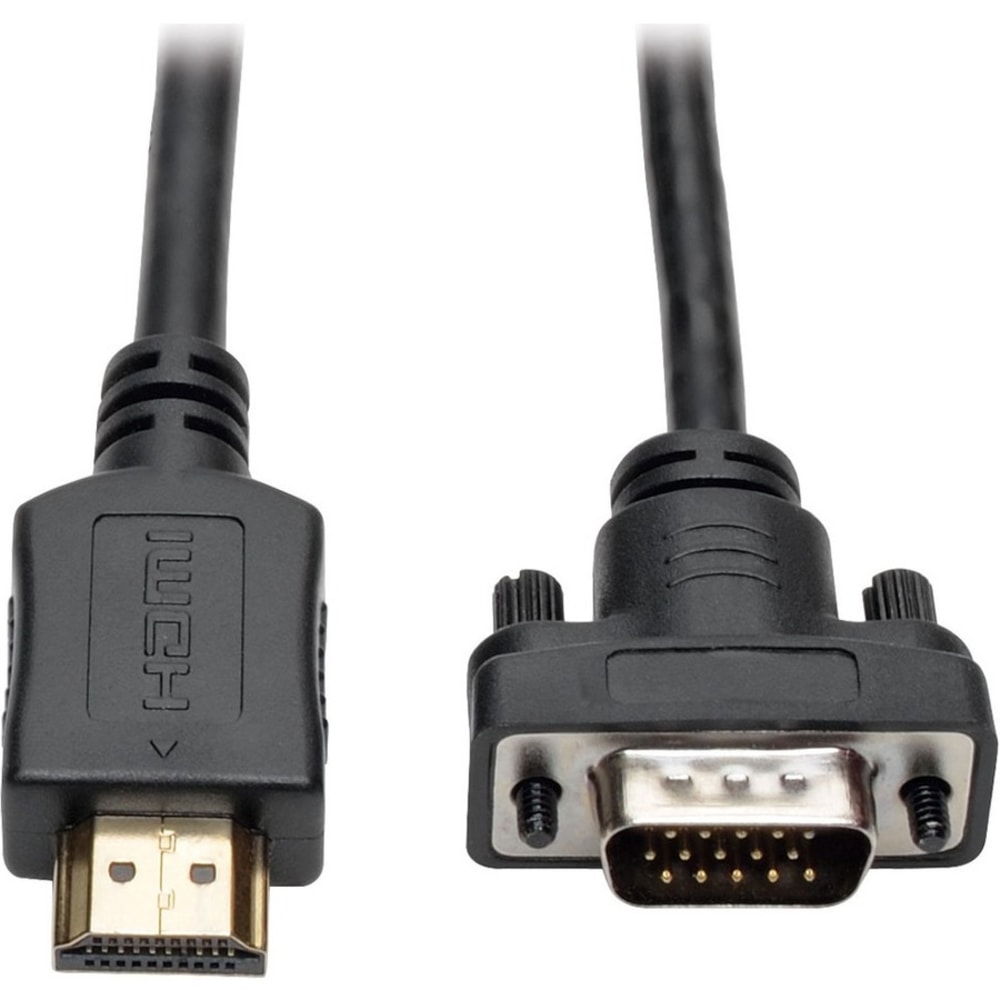 Tripp Lite HDMI to VGA Active Adapter Cable Low Profile HD15 M/M 1080p 10ft - HDMI/VGA - P566010VGA MPN:P566-010-VGA