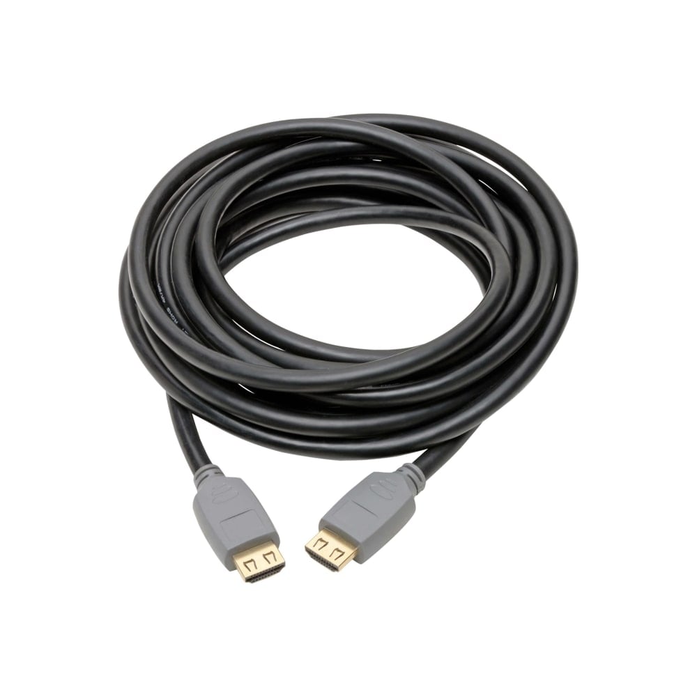 Eaton Tripp Lite Series 4K HDMI Cable (M/M) - 4K 60 Hz, HDR, 4:4:4, Gripping Connectors, Black, 15 ft. MPN:P568-015-2A