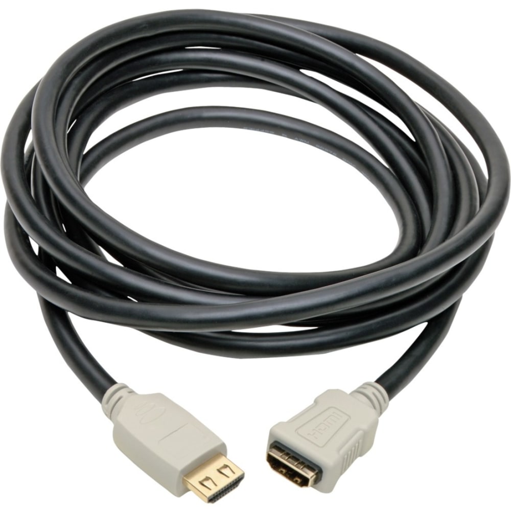 Eaton Tripp Lite Series High-Speed HDMI Extension Cable (M/F) - 4K 60 Hz, HDR, 4:4:4, Gripping Connector, 10 ft. MPN:P569-010-2B-MF