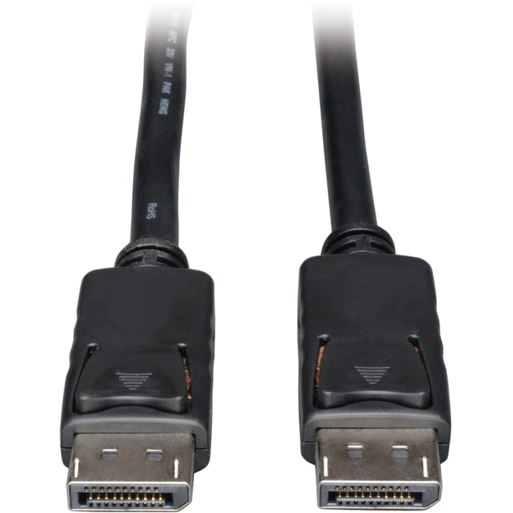 Eaton Tripp Lite Series DisplayPort Cable with Latching Connectors, 4K 60 Hz (M/M), Black, 1 ft. (0.31 m) - P580001 MPN:P580-001