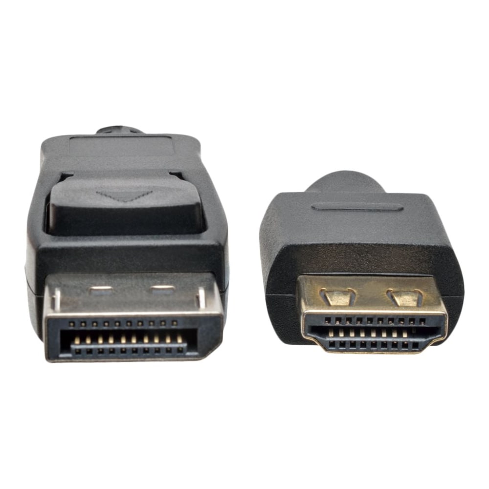 Eaton Tripp Lite Series DisplayPort 1.2 to HDMI Active Adapter Cable (M/M), 4K 60 Hz, Gripping HDMI Plug, HDCP 2.2, 3 ft. (0.9 m) - DisplayPort/HDMI MPN:P582-003-HD-V2A