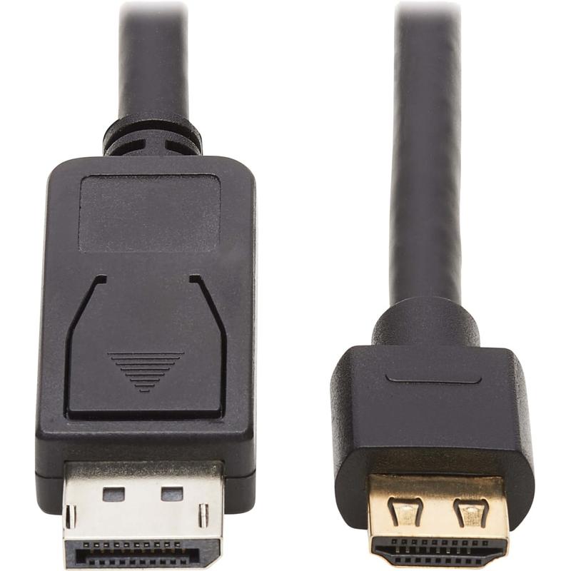 Eaton Tripp Lite Series DisplayPort 1.2 to HDMI Active Adapter Cable (M/M), 4K 60 Hz, HDR, Secure-Grip Plugs, Black, 15 ft. (4.6 m) MPN:P582-015-4K6AE