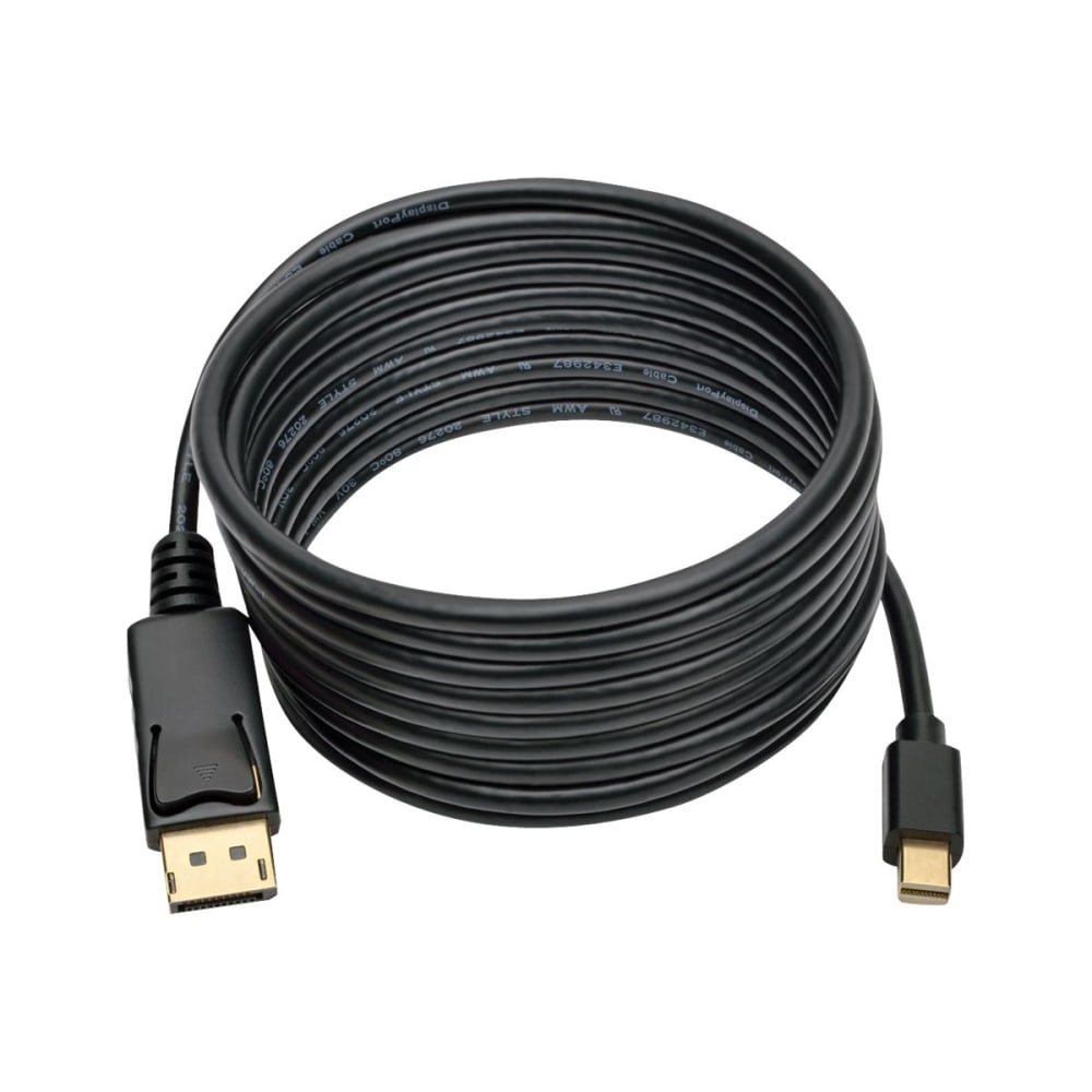 Tripp Lite Mini DisplayPort to DisplayPort 1.2 Adapter Cable 4K @ 60Hz 10ft MPN:P583-010-BK