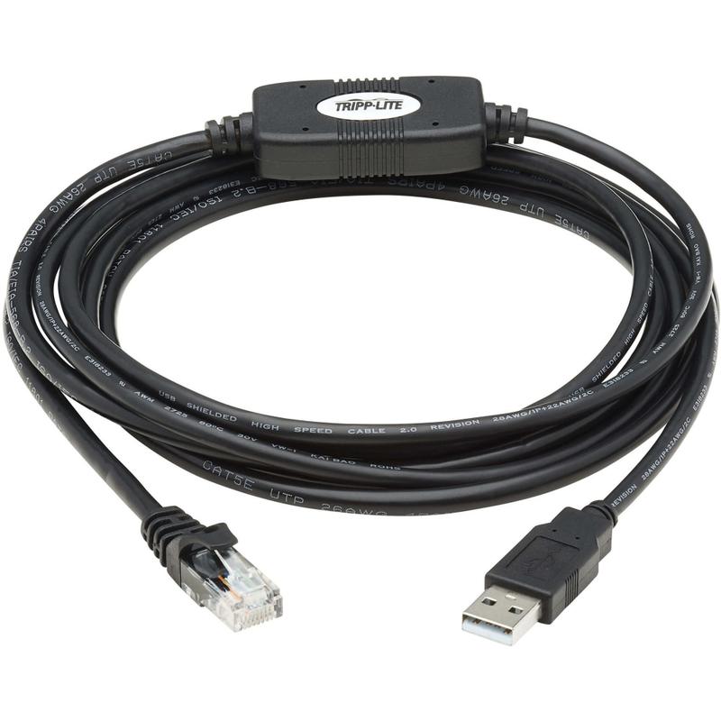 Tripp Lite USB-A To RJ45 Rollover Console Cable, 10ft MPN:U009-010-RJ45-X