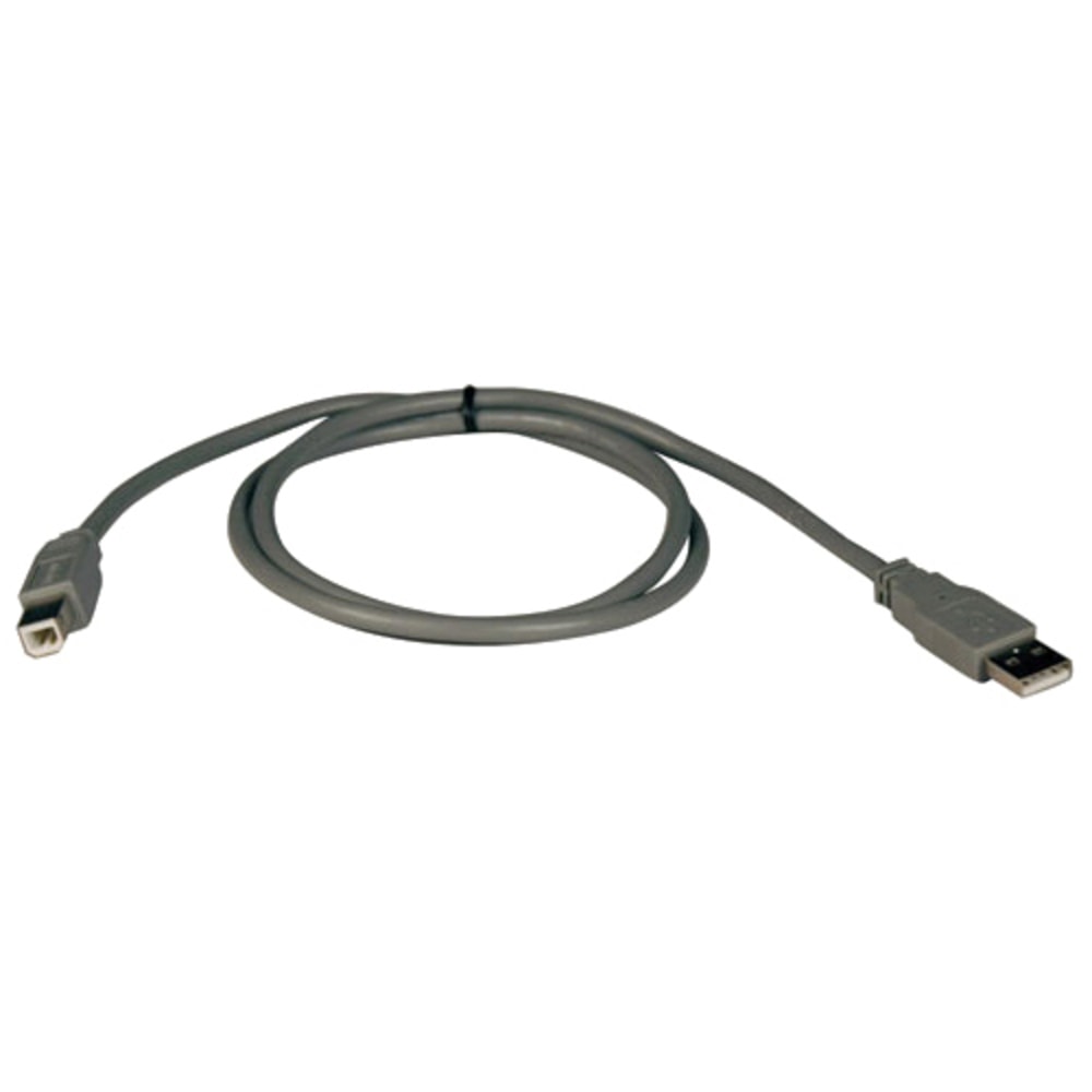 Tripp Lite by Eaton 3ft USB 2.0 Hi-Speed A/B Device Cable Shielded Male / Male 3ft - Type A Male USB - Type B Male USB - 3ft MPN:U021-003
