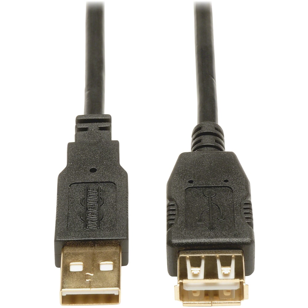 Tripp Lite U024-006 Gold USB 2.0 Extension Cable, 6 ft. MPN:U024-006