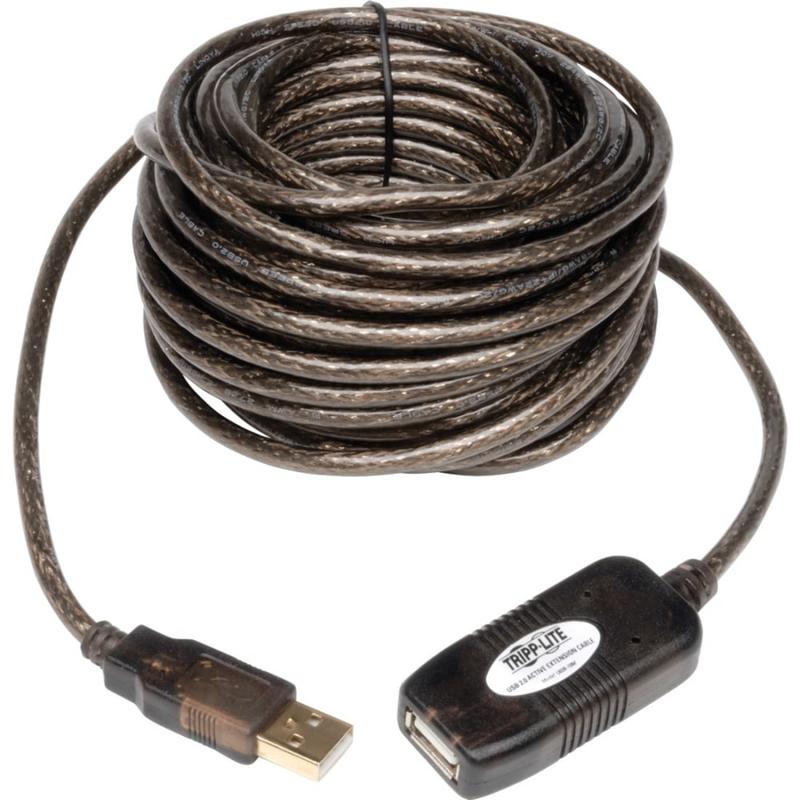 Tripp Lite U026-10M USB 2.0 extension cable, 33 ft. MPN:U026-10M