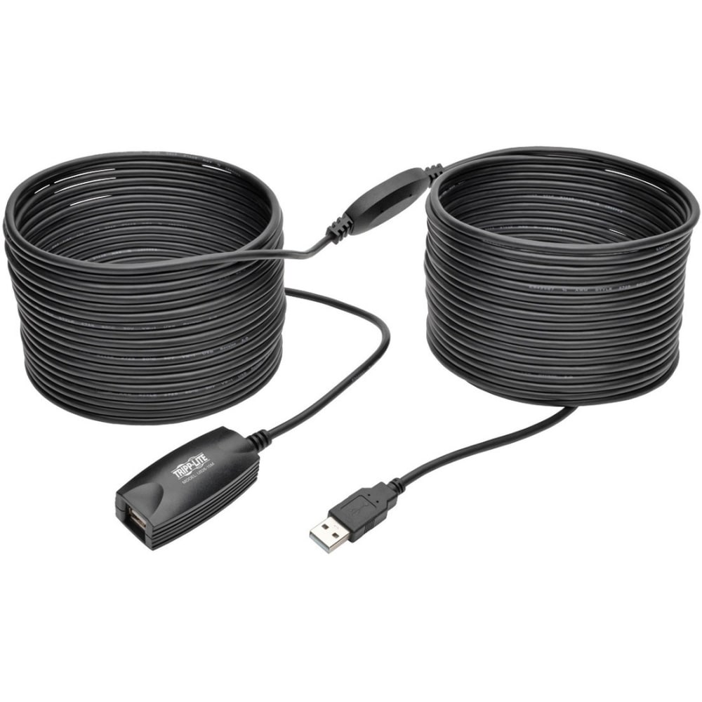 Eaton Tripp Lite Series 15M USB 2.0 Hi-Speed Active Extension Repeater Cable USB-A M/F 49 ft. - USB extension cable - U02615M MPN:U026-15M