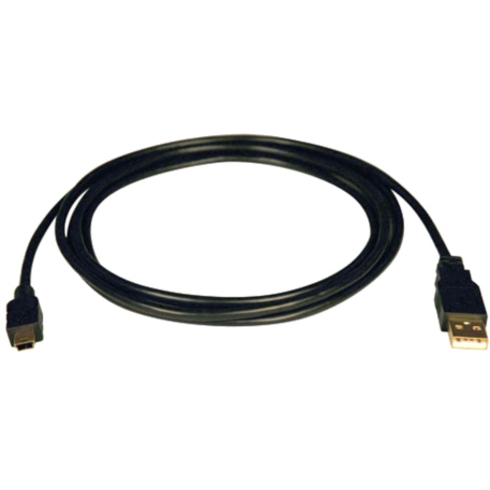 Eaton Tripp Lite Series USB 2.0 A to Mini-B Cable (A to 5Pin Mini-B, M/M), 3 ft. (0.91 m) - USB cable - U030003 MPN:U030-003
