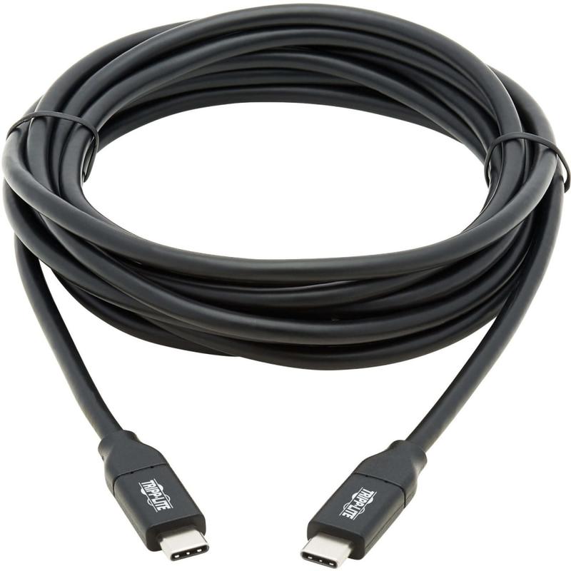 Tripp Lite USB Type C to USB C Cable USB 2.0 5A Rating USB-IF Cert M/M 3M - First End: 1x Type C Male USB - U040C3MC5A MPN:U040-C3M-C-5A